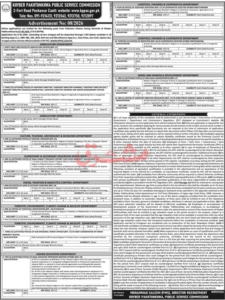 KPPSC Jobs 2026 Apply Online | KPKSC Commission Job Easy