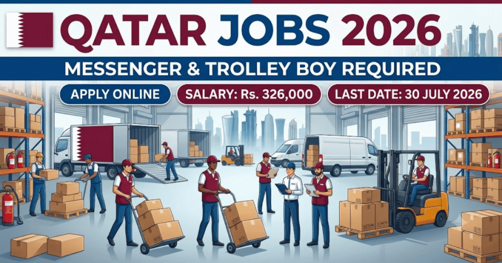 Messenger Trolley Boy Jobs in Qatar 2026 Apply Online Easy