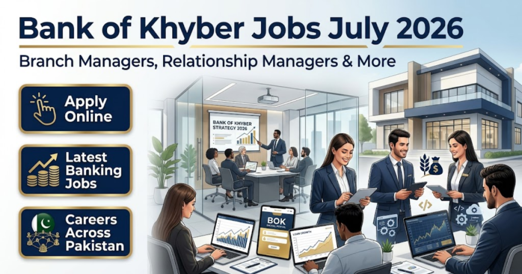 Bank of Khyber Jobs July 2026 Apply Online | Branch Managers