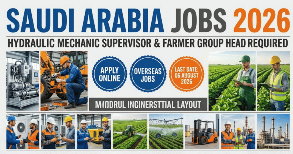 Hydraulic Mechanic Supervisor & Farmer Group Head Jobs in SA