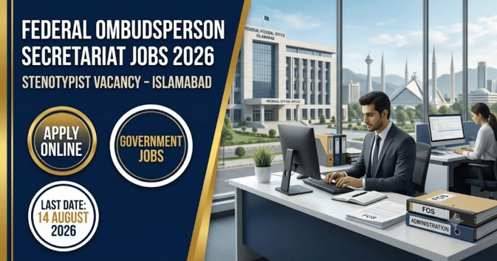 Federal Ombudsperson Secretariat Islamabad Jobs 2026 Apply