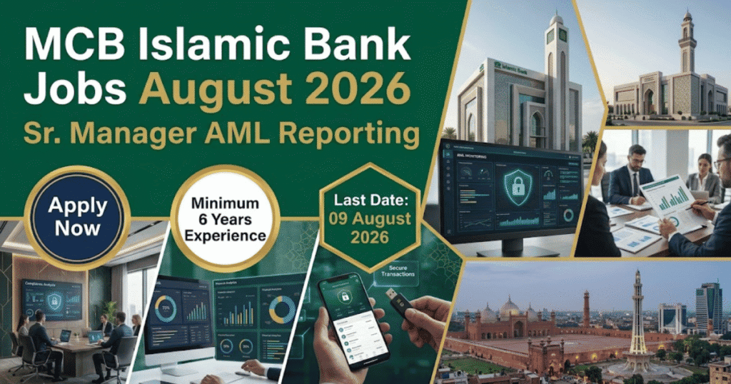 MCB Islamic Bank Jobs August 2026 Easy Apply Online