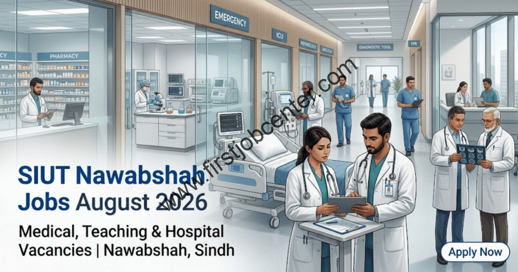 SIUT Nawabshah Jobs August 2026 – Apply Online