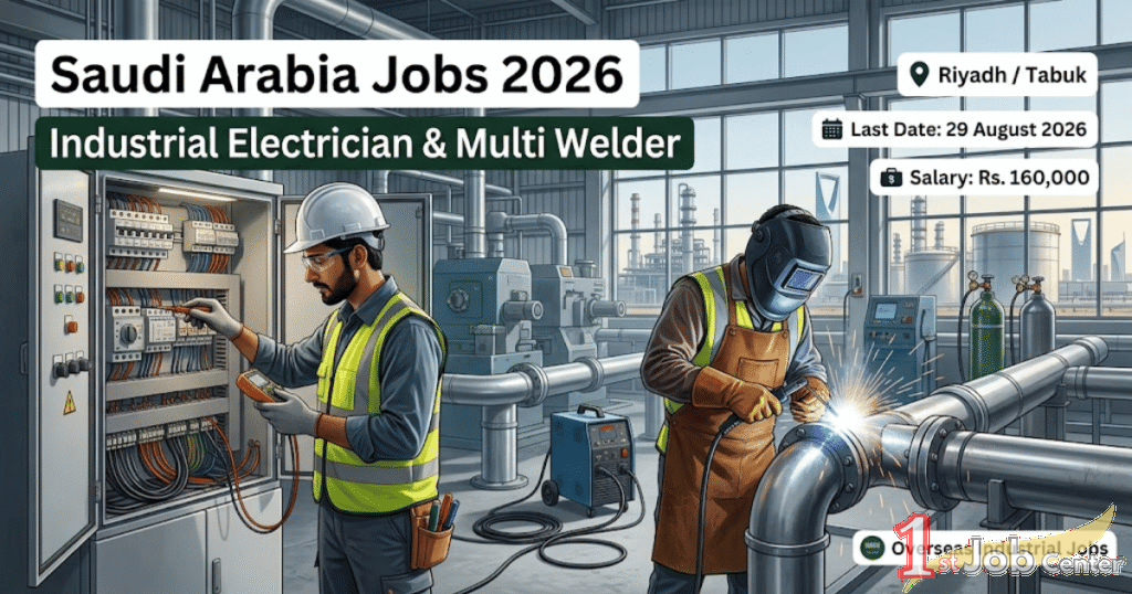 Industrial Electrician & Multi Welder Jobs in Saudi Arabia