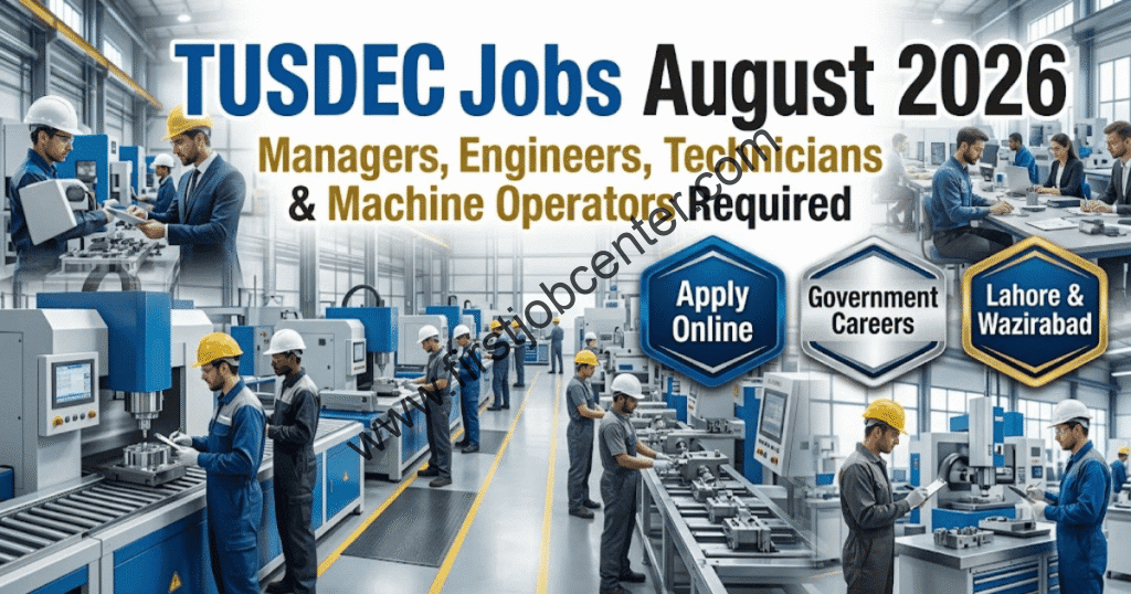 TUSDEC Jobs August 2026 Apply Online