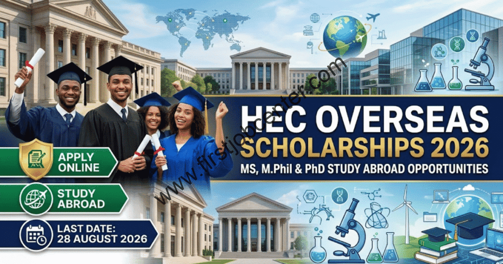 HEC Overseas Scholarships August 2026 Easy Apply Online