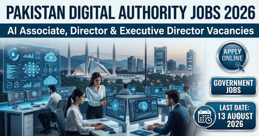 Pakistan Digital Authority PDA Jobs 2026 Easy Apply Online