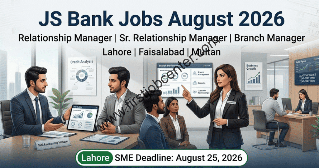 JS Bank Jobs August 2026 – Relationship Manager