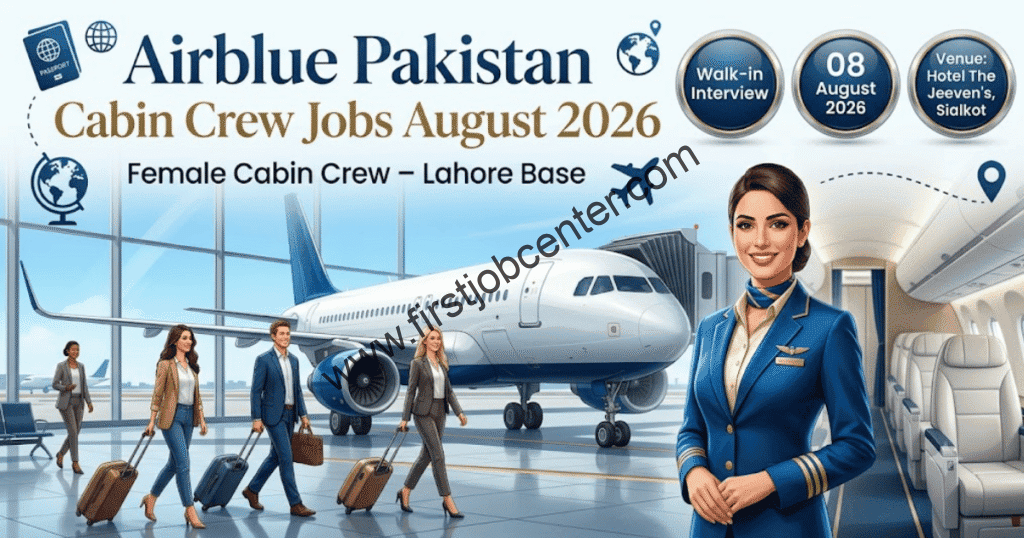 Airblue Pakistan Cabin Crew Jobs August 26 Walk-in Interview