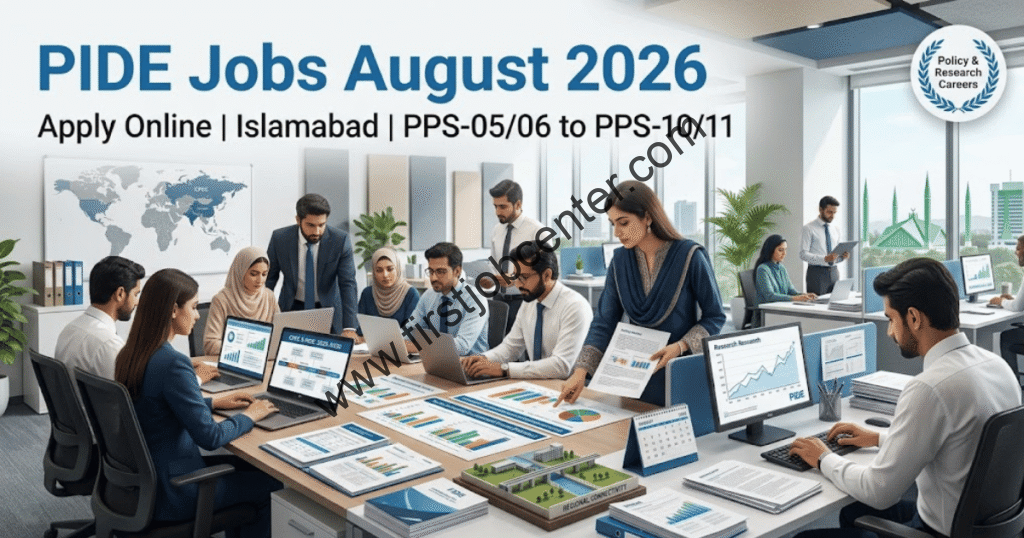 PIDE Jobs August 2026 – Pakistan Institute of Development