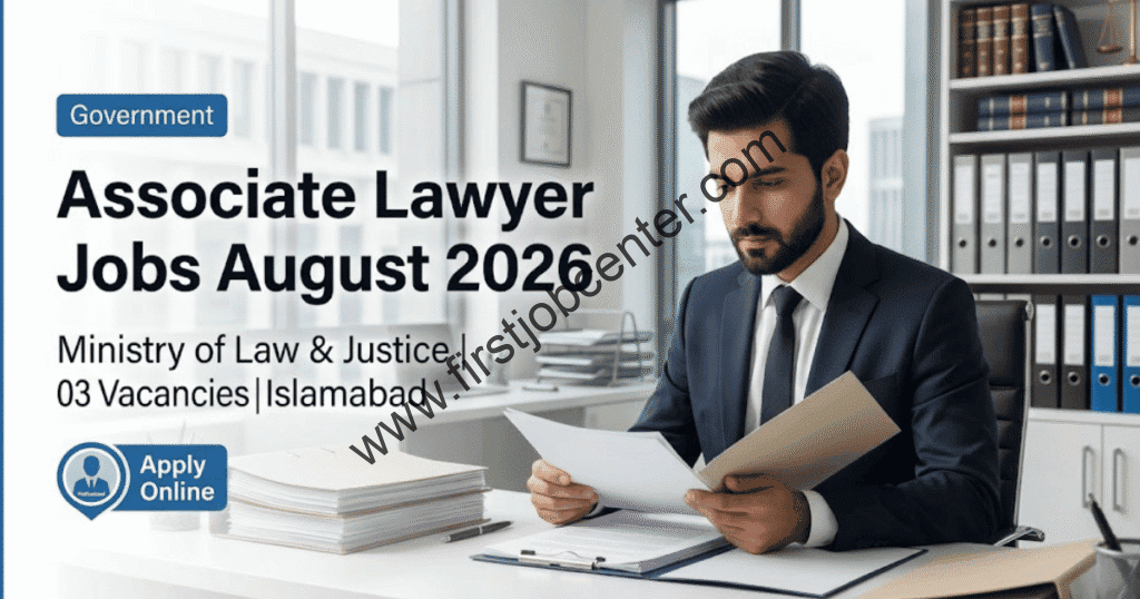 Associate Lawyer Jobs August 2026 – Ministry of Law Justice
