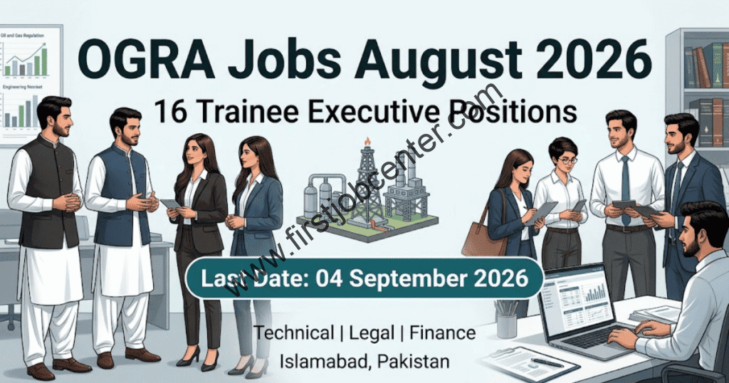 OGRA Jobs August 2026 – Apply for 16 Trainee Executive Posts