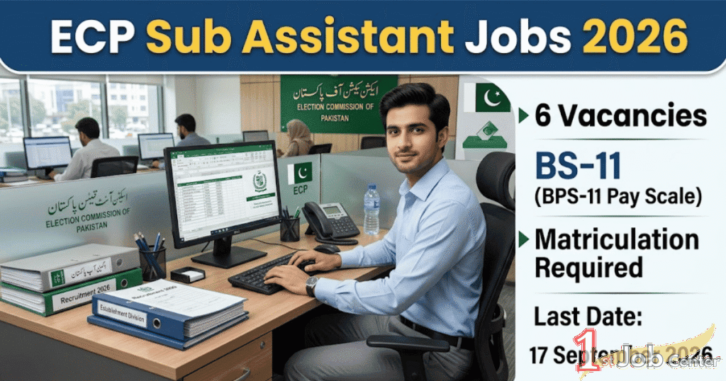 ECP Sub Assistant Jobs 2026 – Easy Apply Online on ECP