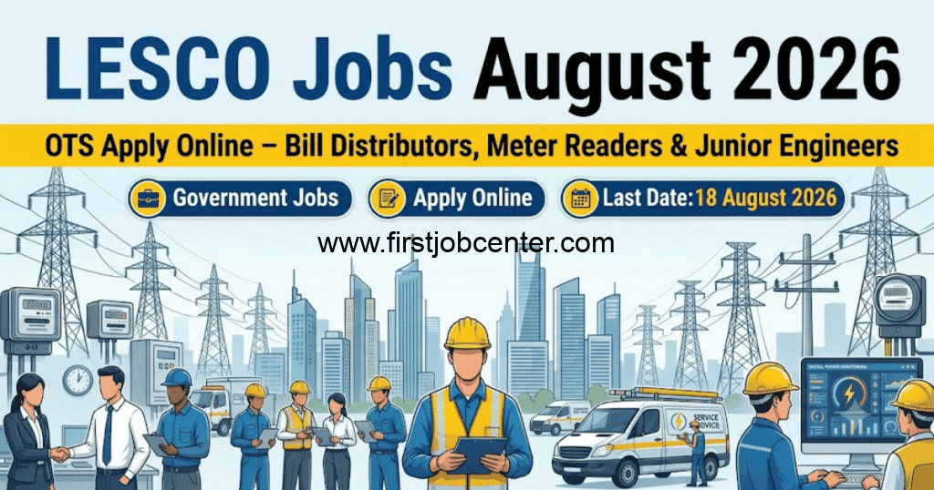 LESCO Jobs August 2026 OTS Apply Online | Bill Distributors