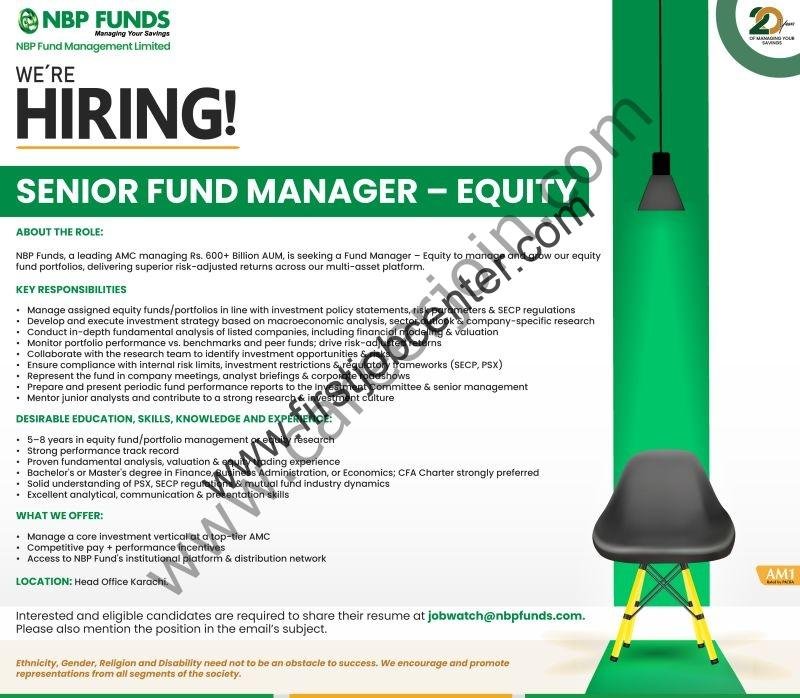 NBP Funds Management Limited Jobs August 2026